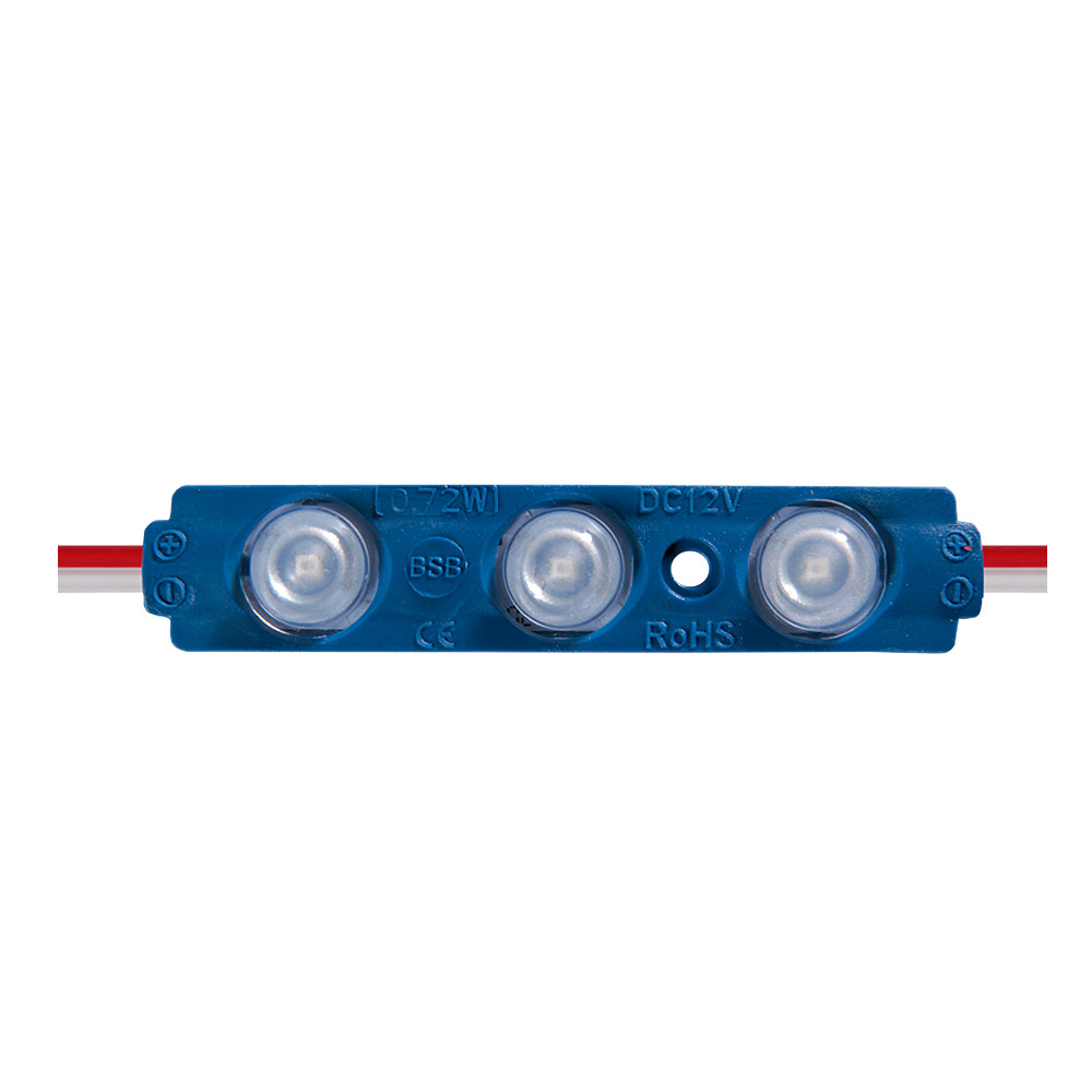 DCLED PM3 MAVİ KISA MERCEKLİ 160 D 2835 0.72W ÜÇLÜ MODÜL