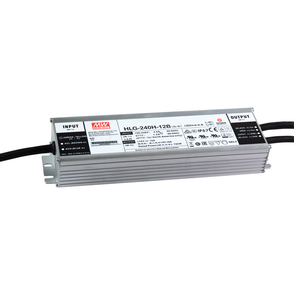 MW-HLG-240-12-16A DIŞ MEKAN SABİT VOLTAJ LED SÜRÜCÜ (kopya)