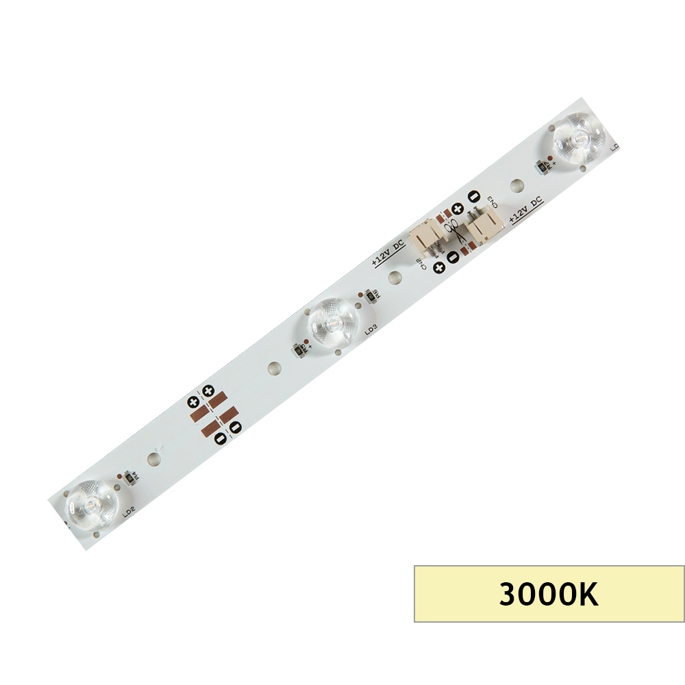 DCLED 2835 SAMSUNG 48cm 6.80W 12V 3000K 6X170 İÇ MEKAN MERCEKLİ LED BAR