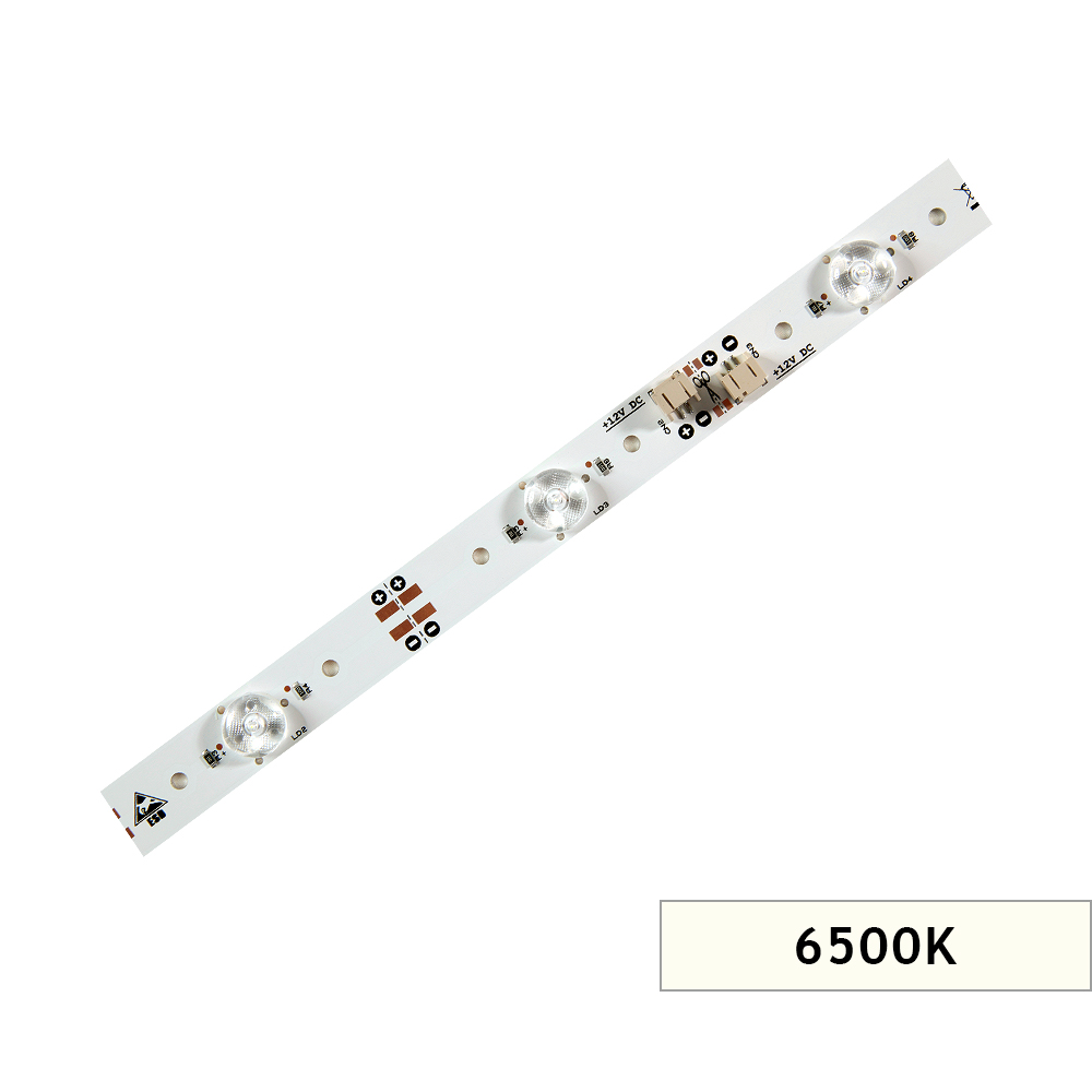 DCLED 2835 48CM 6W 12V 6500K 6X180 İÇ MEKAN MERCEKLİ LED BAR