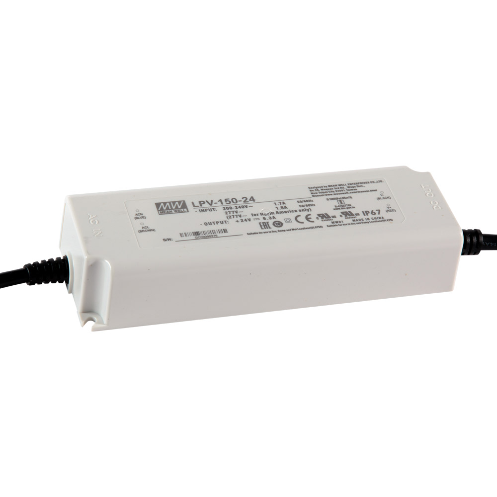MW-LPV-150-24-6.3A DIŞ MEKAN SABİT VOLTAJ LED SÜRÜCÜ