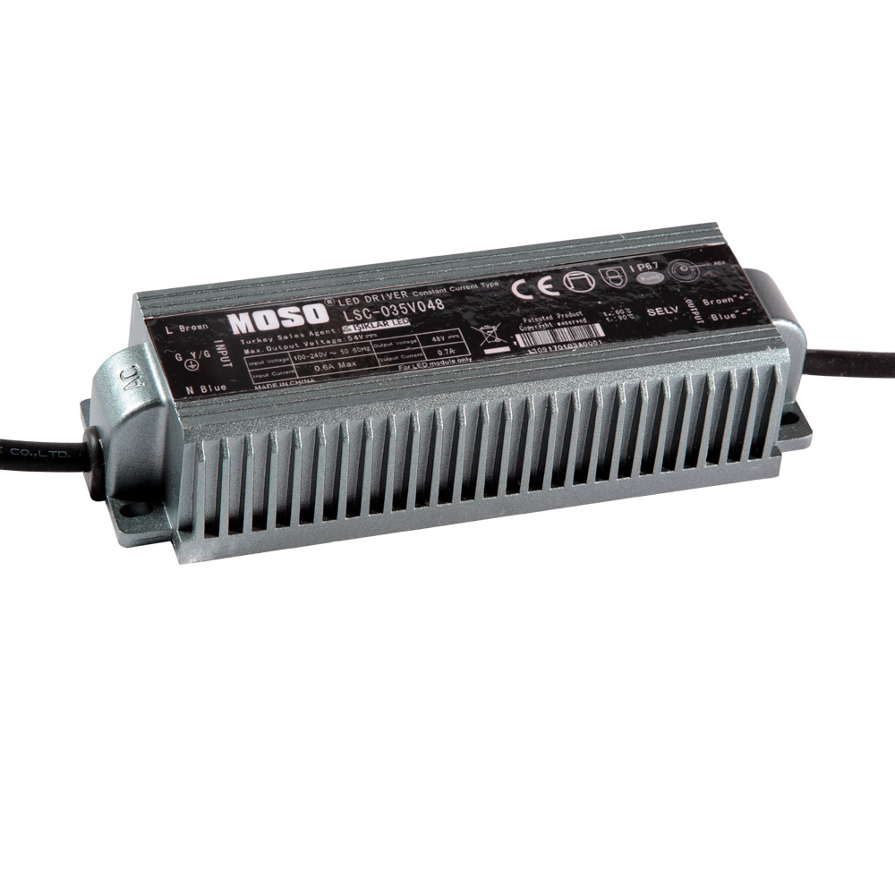 MOSO SA AYARLI METAL 35W-0,70A IP67 SÜRÜCÜ