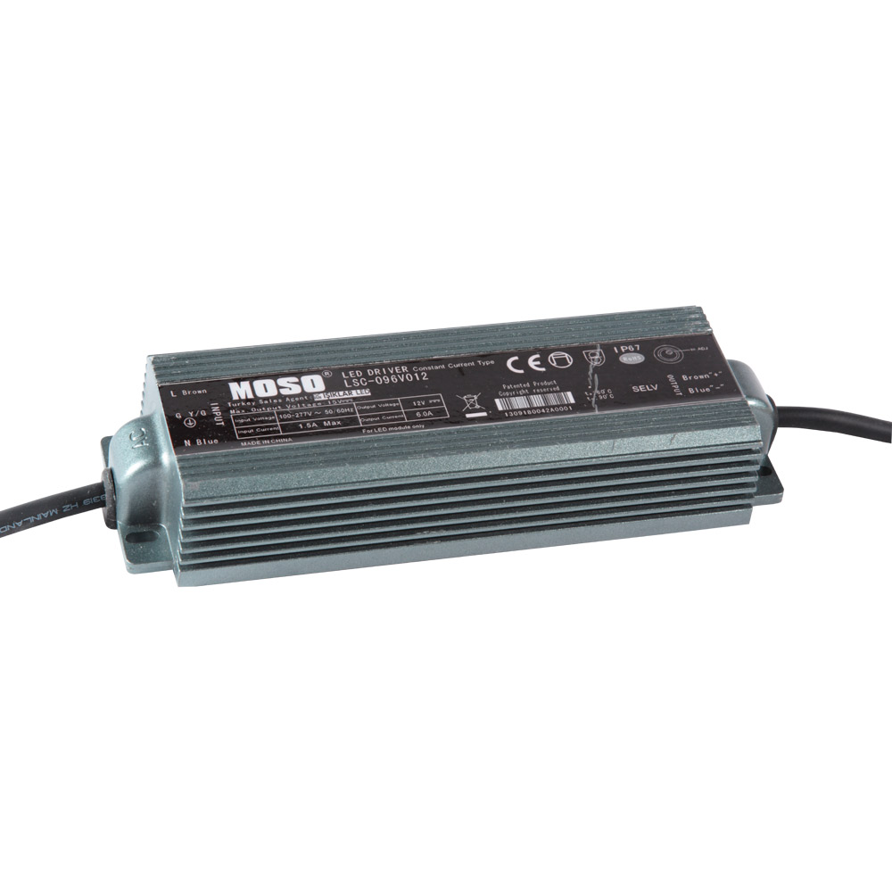 MOSO SA METAL LSC 72W - 6,00A IP67 SÜRÜCÜ