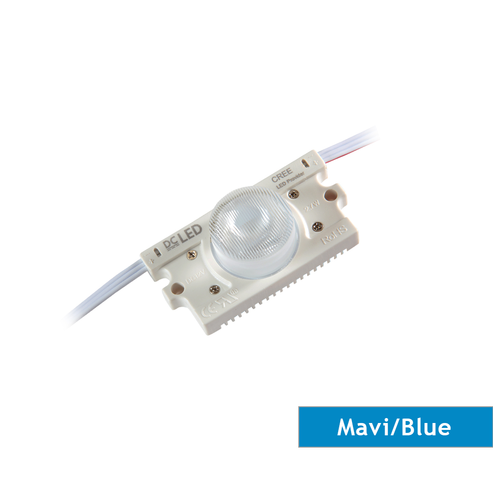 DCLED 3 MAVİ KST3570-B 2.7W KESİTTEN AYD. TEKLİ MODÜL