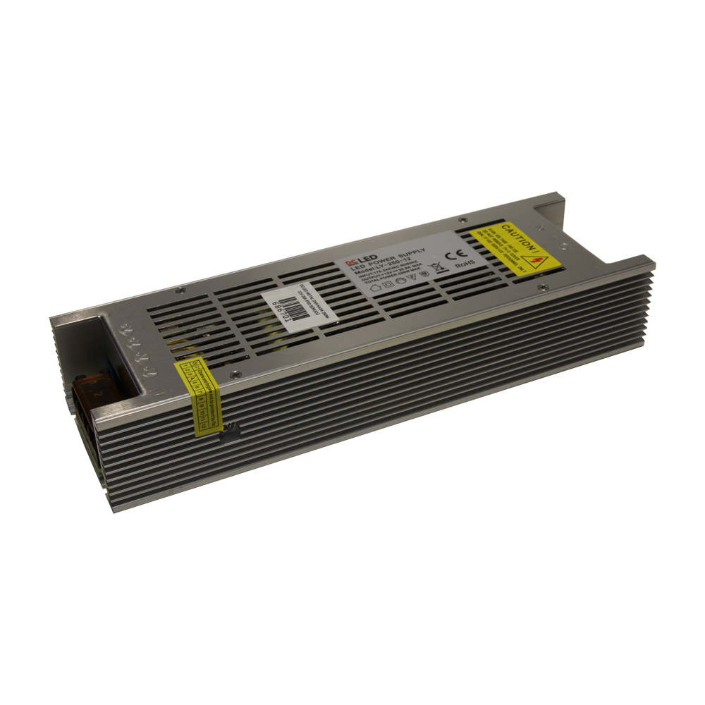 DCLED METAL DAR KASA 250W-12V-20A IP20 SÜRÜCÜ 