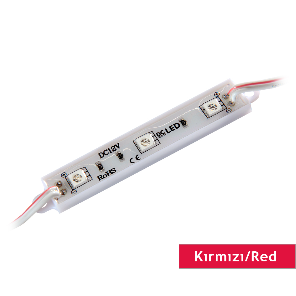 DCLED EPM3 KIRMIZI MERCEKLİ 2835 ÜÇLÜ MODÜL