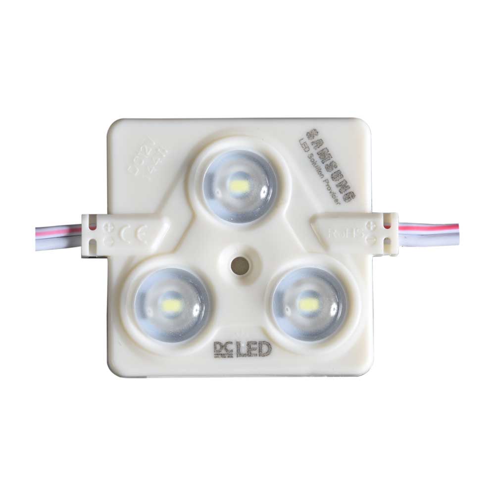 DCLED T3 MERCEKLİ BEYAZ 2835 SAMSUNG ÜÇLÜ ÜÇGEN MODÜL 1,44W 160D