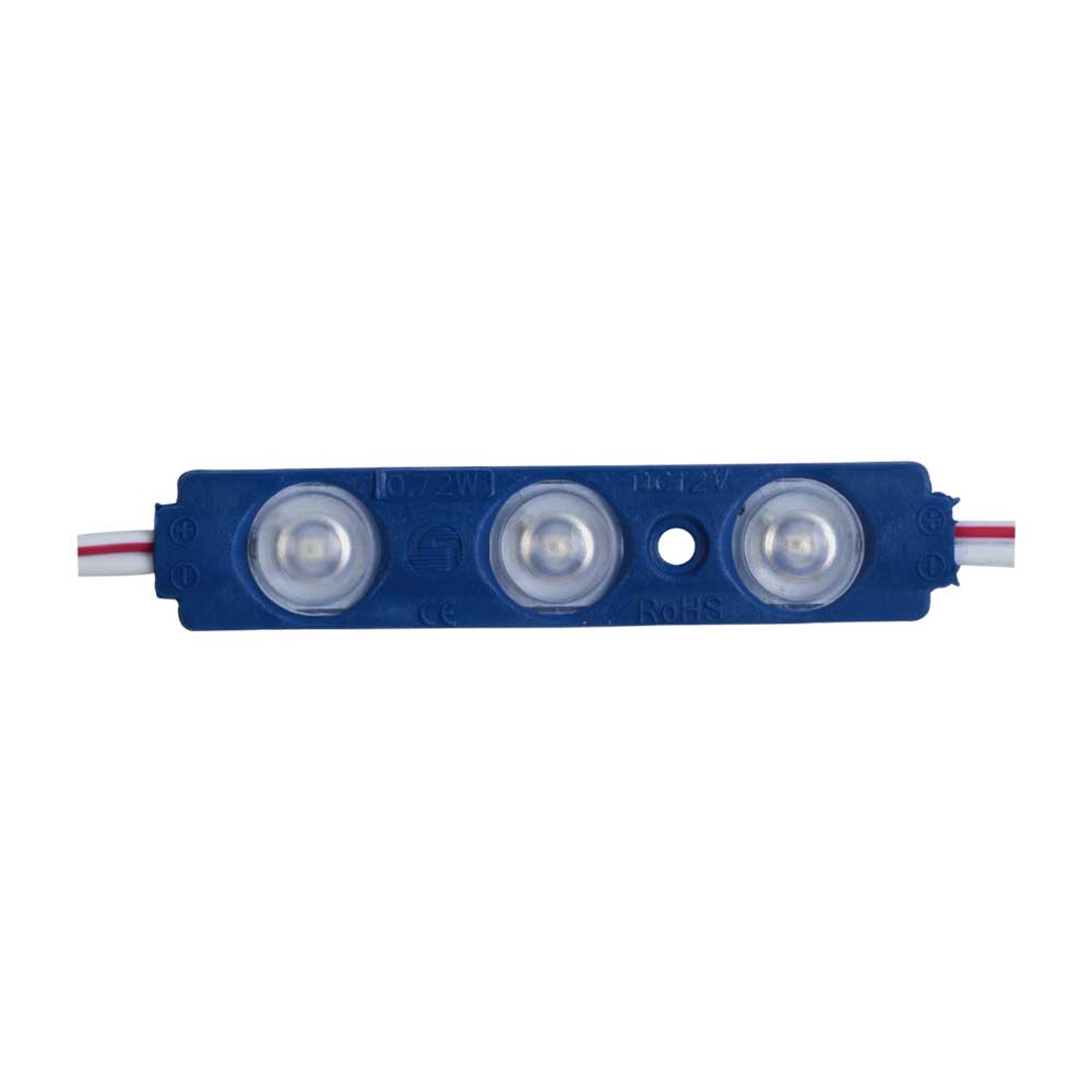 DCLED PM3 MAVİ MERCEKLİ 160 D. 2835 0.72W ÜÇLÜ MODÜL