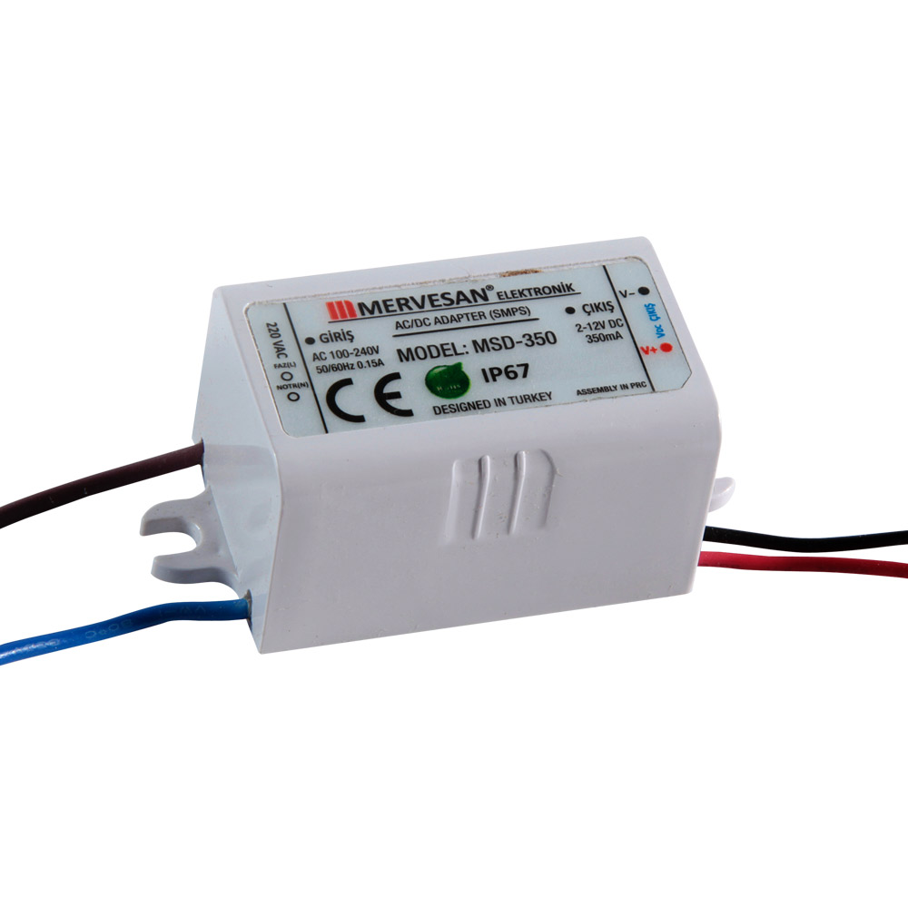 LED SÜRÜCÜ, 4.2W 2-12V 350mA SABİT AKIM