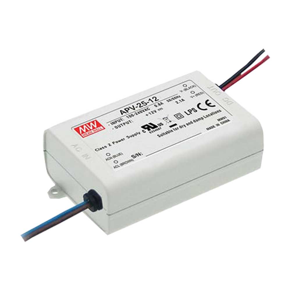 MW METAL 25W-12V-2.10A IP20 İÇ MEKAN SABİT VOLTAJ LED SÜRÜCÜ