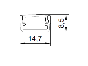 LN14.7X8.5 AL PROFİL