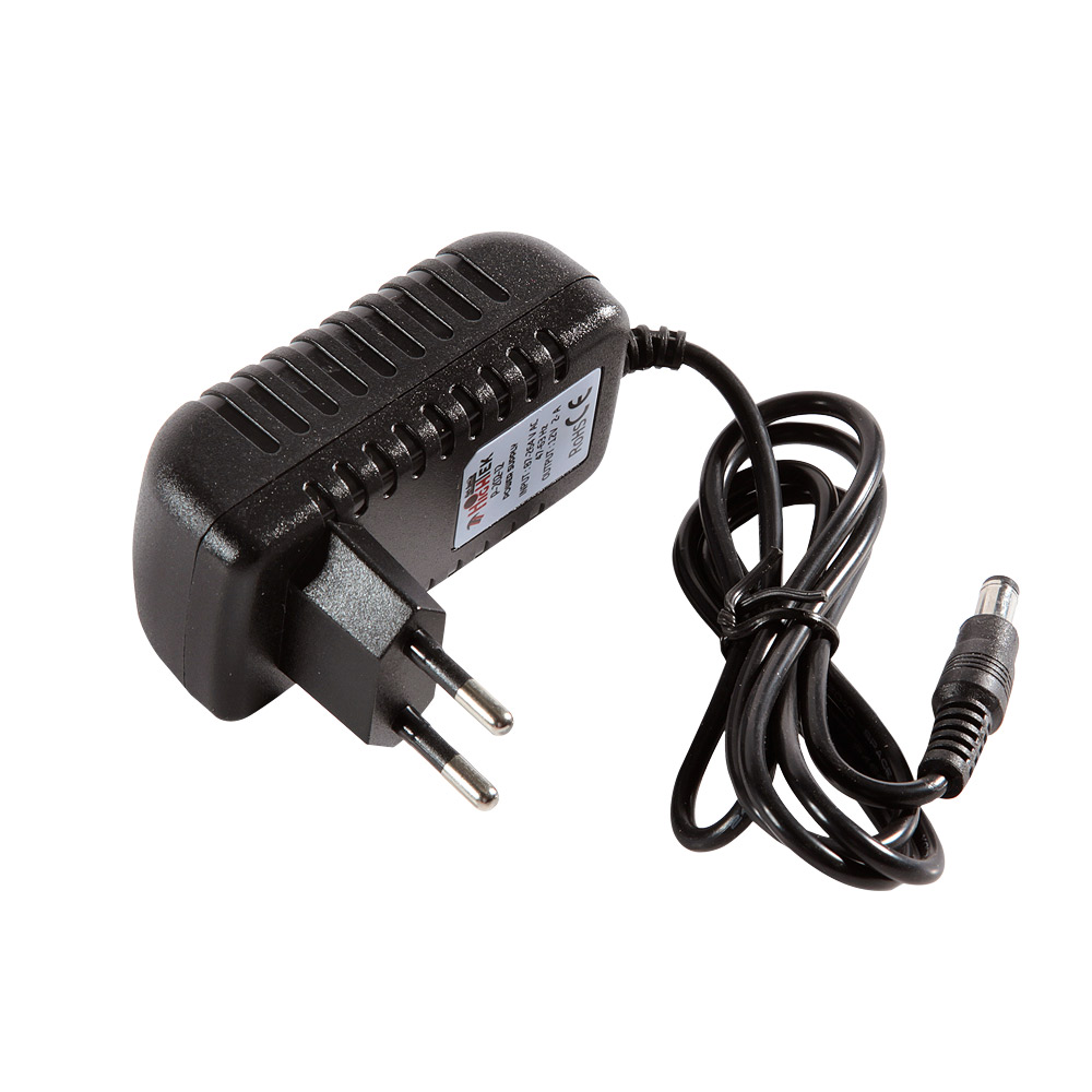 DCLED SABİT VOLTAJ İÇ MEKAN 24W-12V-2A IP33 PRİZ TİPİ LED SÜRÜCÜ SİYAH