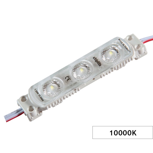 [209004] CHIPLITE PLUS CL 3 BEYAZ PVC 2835 1.08 W ÜÇLÜ MODÜL (160D) 145MM