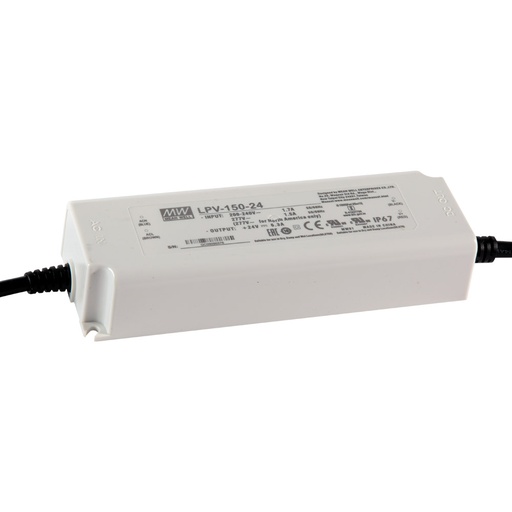 [687001] MW-LPV-150-24-6.3A DIŞ MEKAN SABİT VOLTAJ LED SÜRÜCÜ