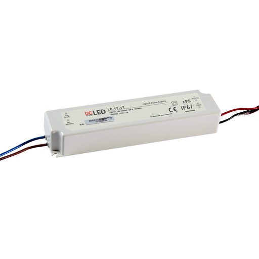 [661901] DCLED PVC 12W-12V-1,00A IP67 SÜRÜCÜ