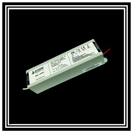[6302] INTERONE PVC DIŞ MEKAN 30W-12V-2.5A IP67 SABİT VOLTAJ LED SÜRÜCÜ