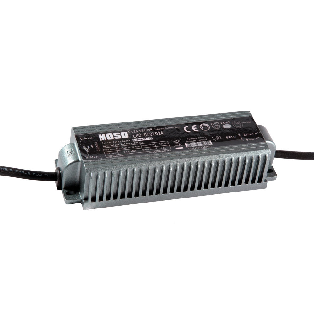 MOSO SA AYARLI METAL 50W-2.00A IP67 SÜRÜCÜ