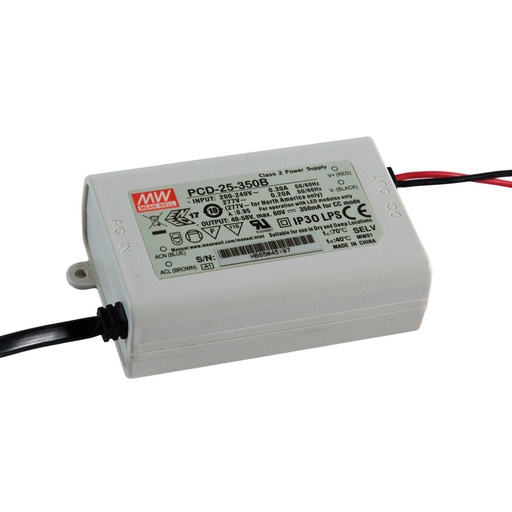 [690301] MW-PCD-25-350B 25W 350mA