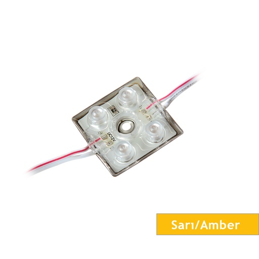 [201201] DCLED EPD4 SARI EPOKSİ 3528 DÖRTLÜ MODÜL 