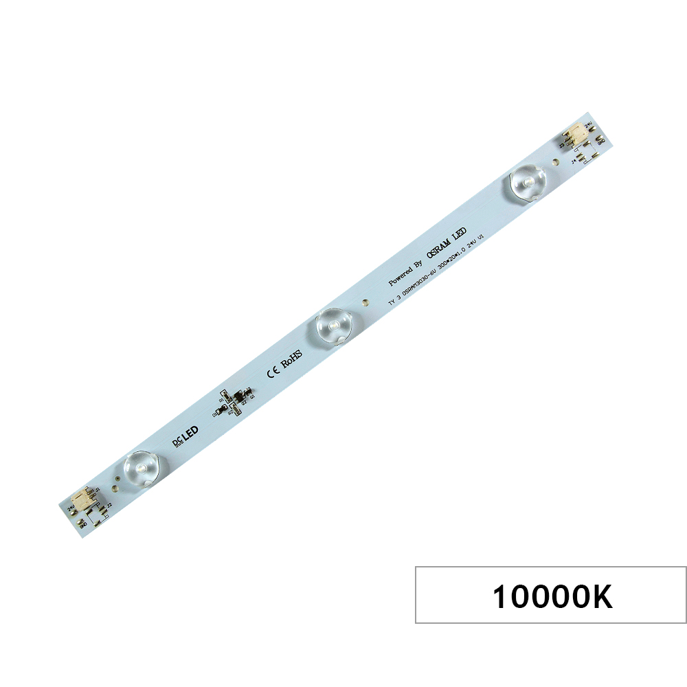 DCLED OSRAM 3030 30cm 24V BEYAZ İÇ MEKAN MERCEKLİ LED BAR