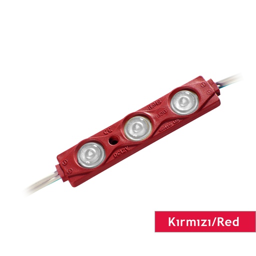 [205601] DCLED PM3 KIRMIZI MERCEKLİ 160 D. 2835 1.5W ÜÇLÜ MODÜL 