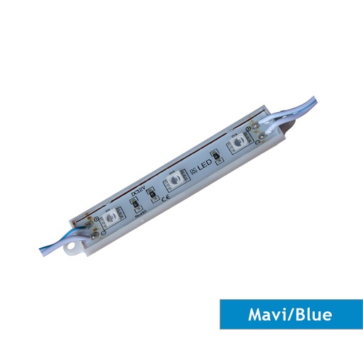 [207501] DCLED EPS3 MAVİ EPOKSİ 5050 EKONOMİK ÜÇLÜ MODÜL