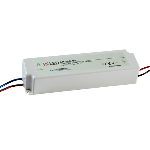 [662501] DCLED PVC DIŞ MEKAN 100W-24V-4.16A IP67 SABİT VOLTAJ LED SÜRÜCÜ