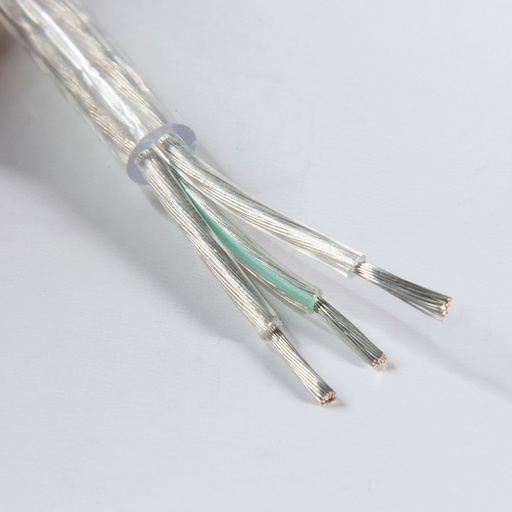 [490901] KABLO 3x0,75mm² TTR KALAYLI ŞEFFAF