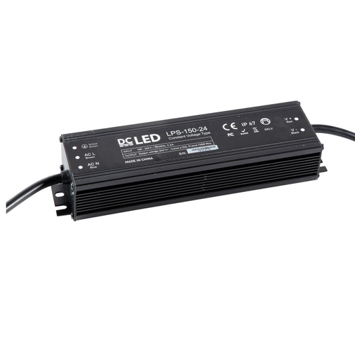 [665801] DCLED METAL DIŞ MEKAN 150W-24V-6.2A IP67 SABİT VOLTAJ LED SÜRÜCÜ