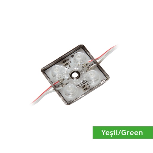 [200701] DCLED EPD4 YEŞİL EPOKSİ 2835 DÖRTLÜ MODÜL