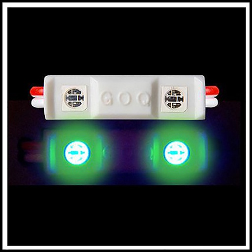 [102301] GOQ 2 MİNİ/PVC 5050 İKİLİ MODÜL/YEŞİL