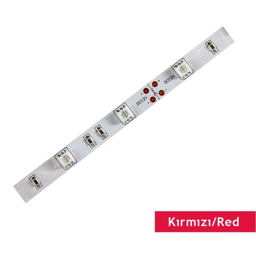 [301202] Şerit, DCLED, 5050, MT/30,Kırmızı, 12V, 6W, IP20, 10MM, MY