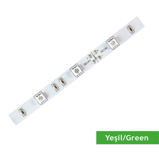 [301301] Şerit, DCLED, 5050, MT/30,Yeşil, 12V, 6W, IP20, 10MM, BT