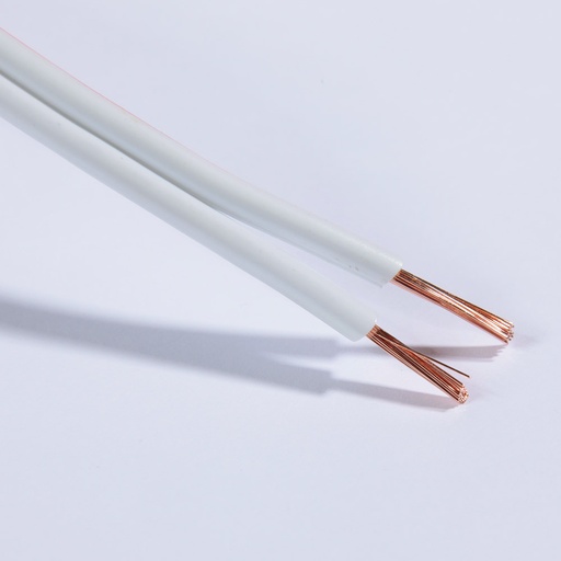 [490401] KABLO 2x1.5mm² TTR KIRMIZI-BEYAZ BİTİŞİK KORDON