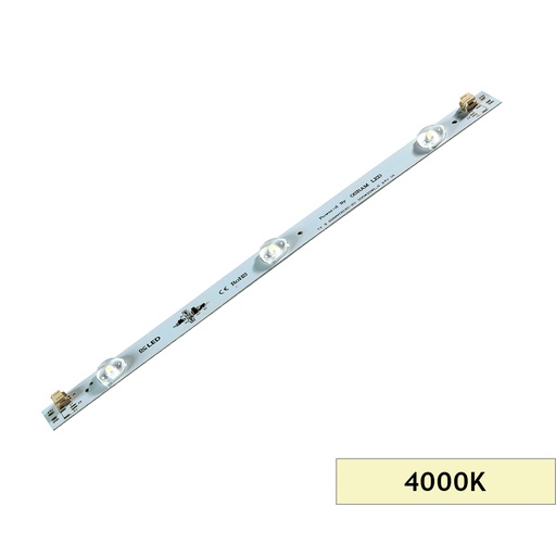 [213202] DCLED OSRAM 3030 30cm 24V 4000K İÇ MEKAN MERCEKLİ LED BAR