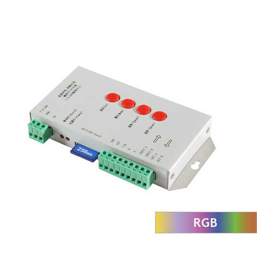 [455503]  RGB ADRESLİ DİZGİ LED KONTROL CİHAZI T-1000S
