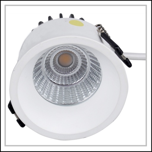 [7411403] SIVA ALTI LED SPOT - 7W - 75mm ÇAP 3000K Siyah Kasa On-Off Driver