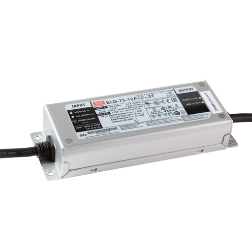 [685001] MW-ELG-75-12-5A DIŞ MEKAN SABİT VOLTAJ LED SÜRÜCÜ