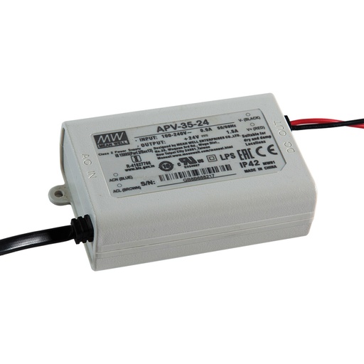 [688901] MW METAL 36W-24V-1.5A IP20 İÇ MEKAN SABİT VOLTAJ LED SÜRÜCÜ