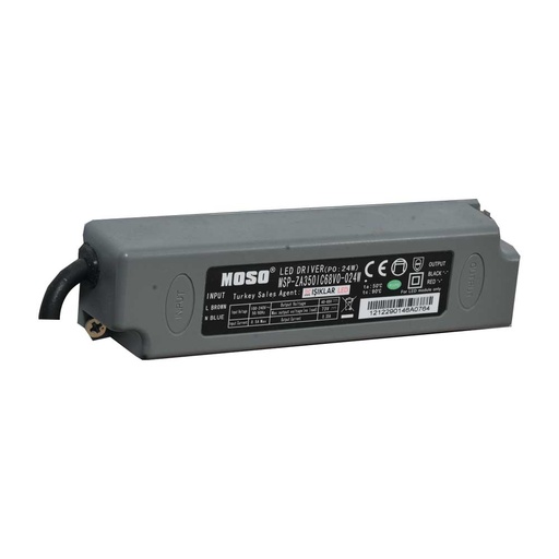 [500801] MOSO SA PVC 24W-350mA IP65 SÜRÜCÜ