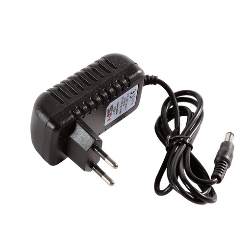 [670607] DCLED SABİT VOLTAJ İÇ MEKAN 24W-12V-2A IP33 PRİZ TİPİ LED SÜRÜCÜ SİYAH