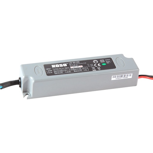 [550201] MOSO PVC 12W-24V-0.5A DIŞ MEKAN IP65 SABİT VOLTAJ LED SÜRÜCÜ