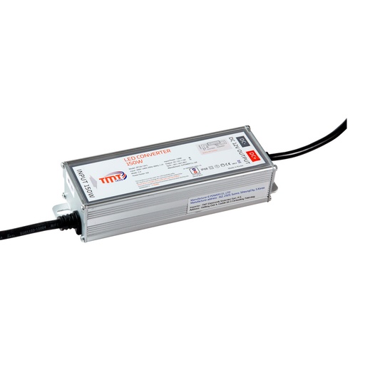 [652001] E-POWER METAL DIŞ MEKAN 150W-12V-12.5A IP68 SABİT VOLTAJ LED SÜRÜCÜ