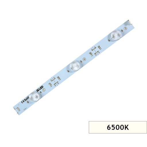 [213609] DCLED 2835 AL. 17X480MM 6W 12V 6500K 6X180 İÇ MEKAN MERCEKLİ LED BAR