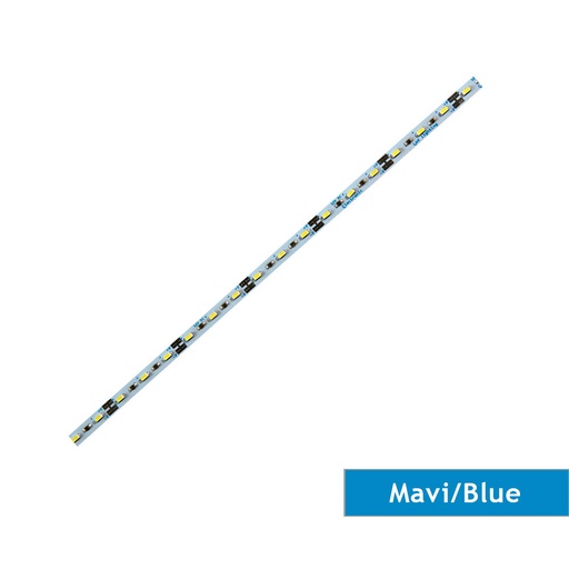 [251107] PCB ÇUBUK FR4 2835 MT/60 MAVİ 12V 12W 5X500MM
