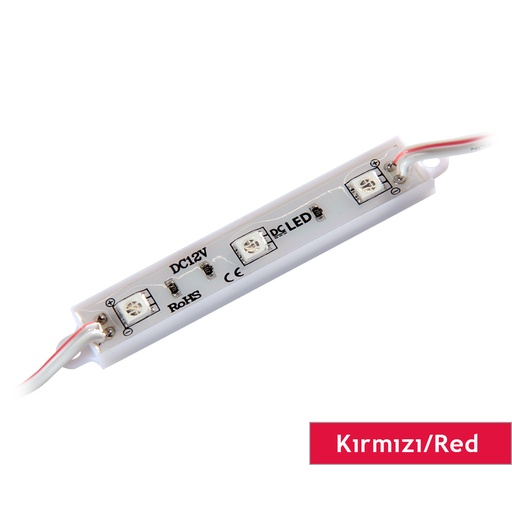 [200305] DCLED EPM3 KIRMIZI MERCEKLİ 2835 ÜÇLÜ MODÜL