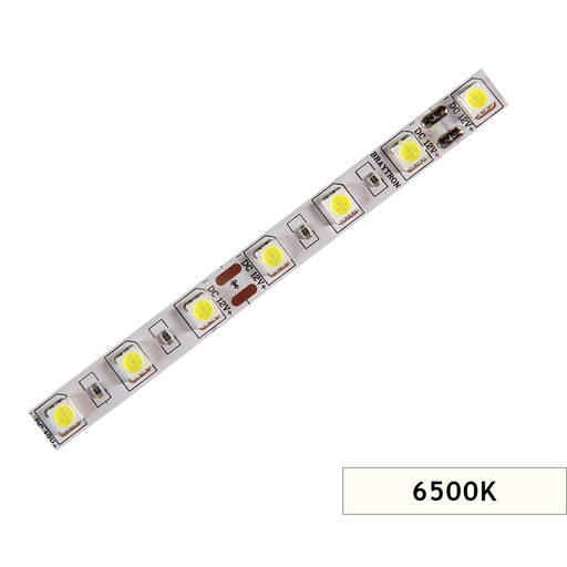 [343106] Şerit DCLED 5050 MT/60 6500K 12V 14.4W IP20 10MM