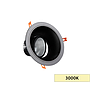 SIVA ALTI LED SPOT - 26W - 3000K,STANDART - 220mm ÇAP SİYAH KASA